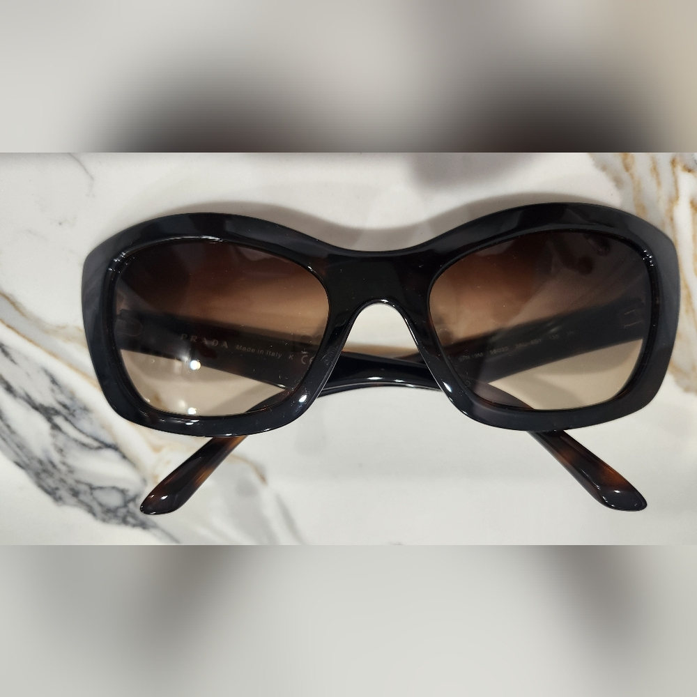 Prada Dark Brown Sunglasses with Case - Picture 3 of 16